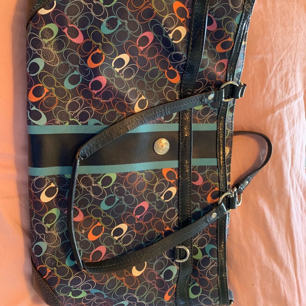 Coach baby bag